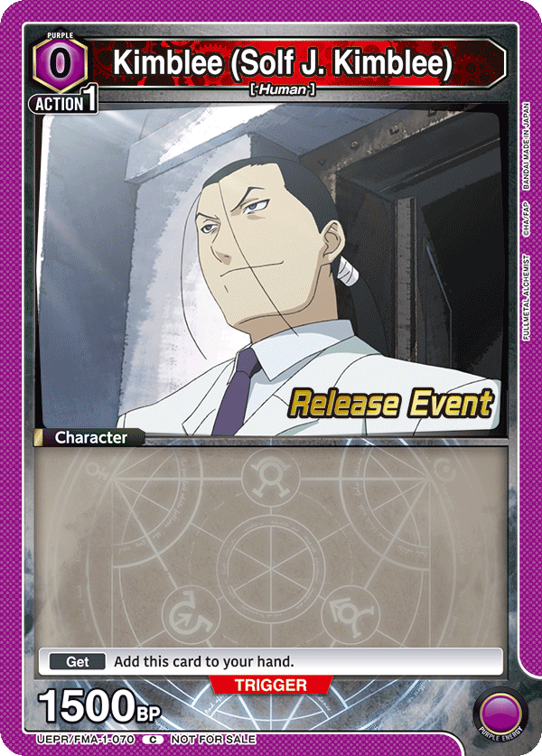 Kimblee (Solf J. Kimblee) UEPR/FMA-1-070