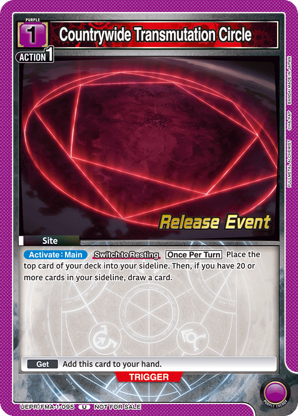 Countrywide Transmutation Circle UEPR/FMA-1-095