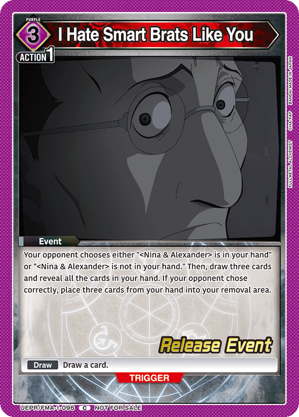 I Hate Smart Brats Like You UEPR/FMA-1-096