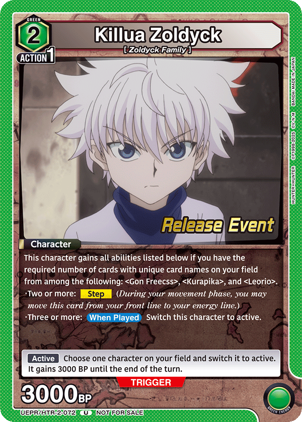 Killua Zoldyck UEPR/HTR-2-072