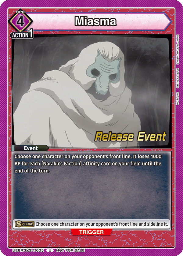 Miasma UEPR/IYS-1-035