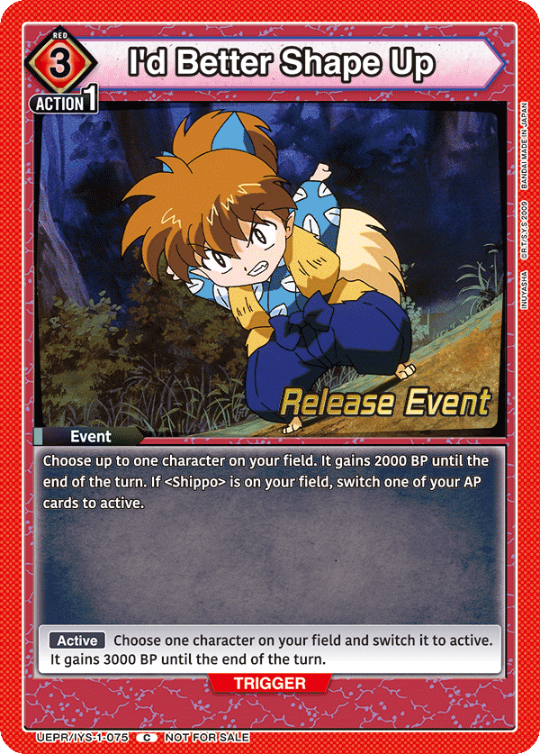 I'd Better Shape Up UEPR/IYS-1-075