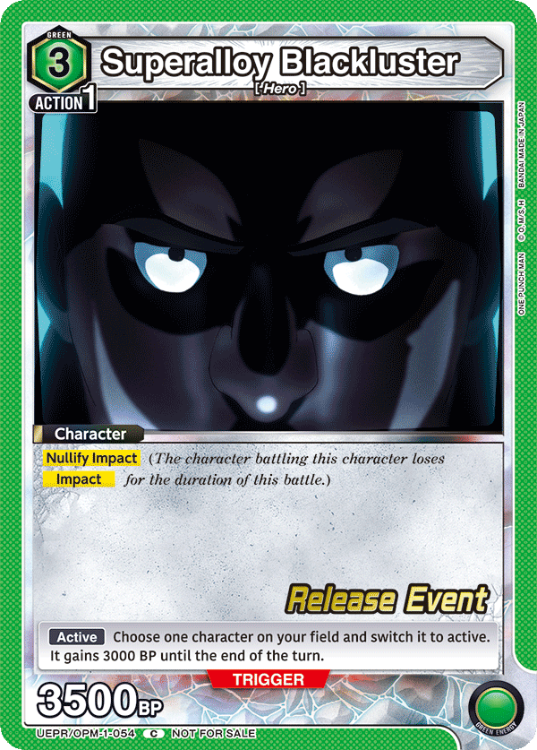 Superalloy Blackluster UEPR/OPM-1-054
