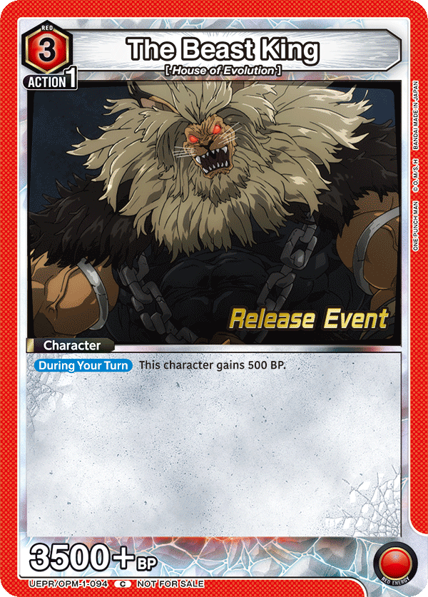 The Beast King UEPR/OPM-1-094