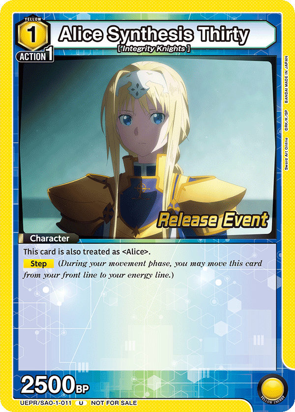 Alice Synthesis Thirty UEPR/SAO-1-011