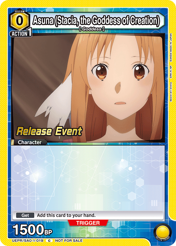 Asuna (Stacia, the Goddess of Creation) UEPR/SAO-1-019