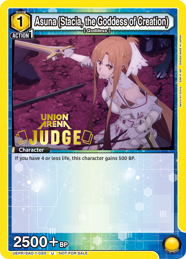 UEPR/SAO-1-020 Asuna (Stacia, the Goddess of Creation) UEPR/SAO-1-020_p1