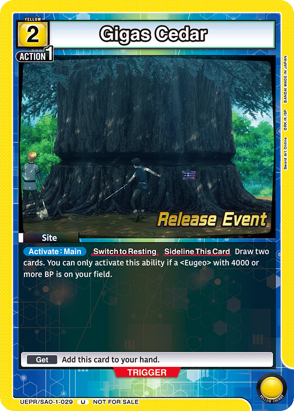 Gigas Cedar UEPR/SAO-1-029
