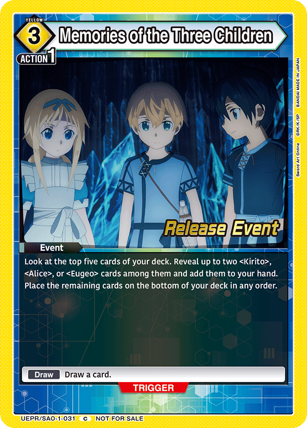 Memories of the Three Children UEPR/SAO-1-031