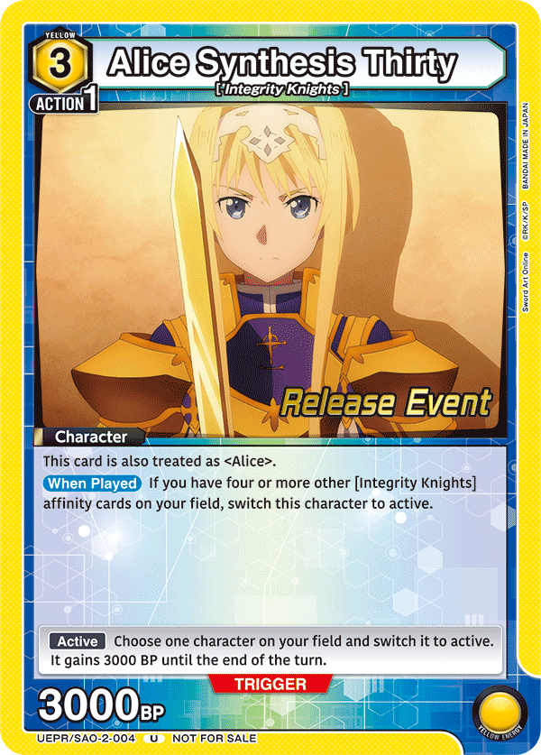 Alice Synthesis Thirty UEPR/SAO-2-004
