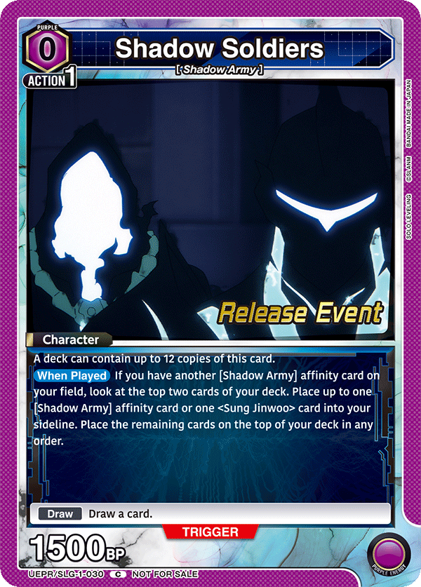 Shadow Soldiers UEPR/SLG-1-030