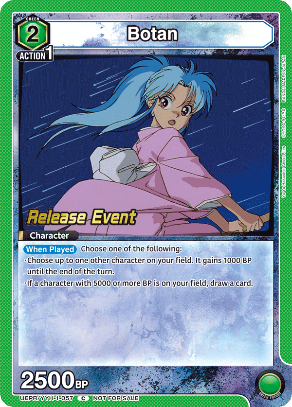 Botan UEPR/YYH-1-057