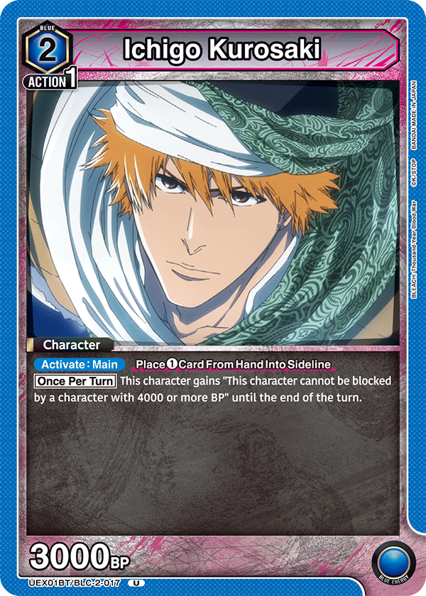 Ichigo Kurosaki UEX01BT/BLC-2-017