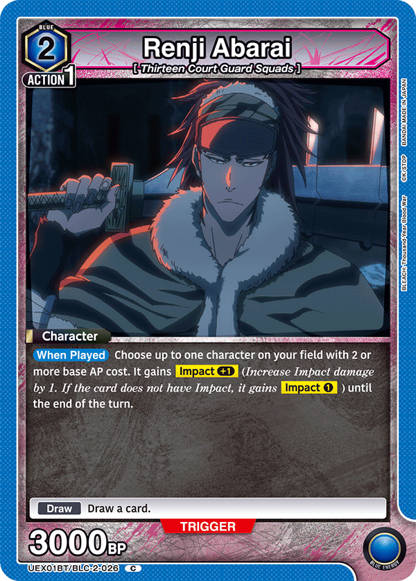 Renji Abarai UEX01BT/BLC-2-026