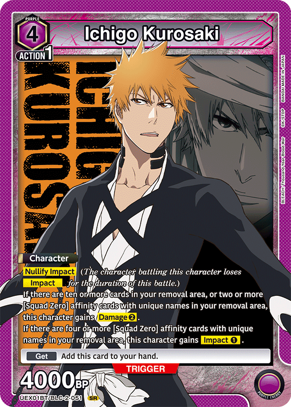 Ichigo Kurosaki UEX01BT/BLC-2-051