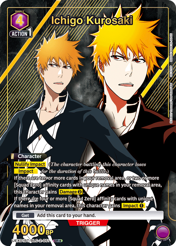 UEX01BT/BLC-2-051 Ichigo Kurosaki UEX01BT/BLC-2-051_p1