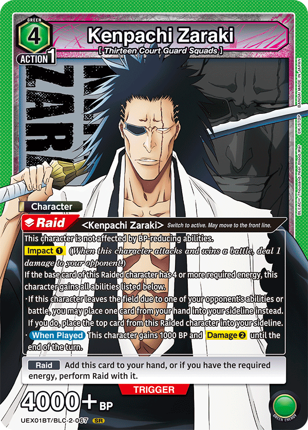 Kenpachi Zaraki UEX01BT/BLC-2-067