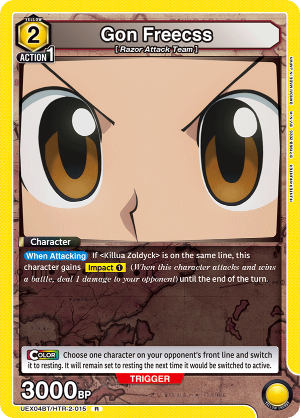 Gon Freecss UEX04BT/HTR-2-015