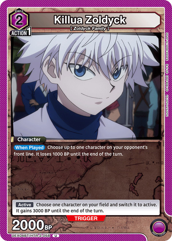Killua Zoldyck UEX04BT/HTR-2-058