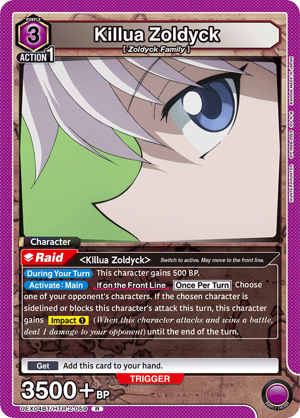 Killua Zoldyck UEX04BT/HTR-2-059