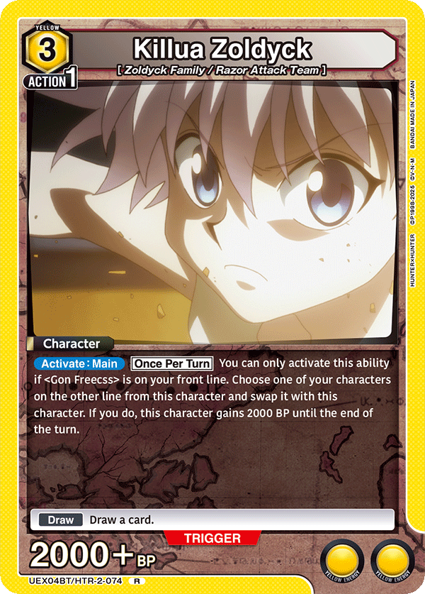 Killua Zoldyck UEX04BT/HTR-2-074