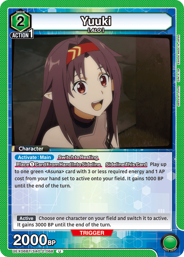 Yuuki UEX06BT/SAO-2-068