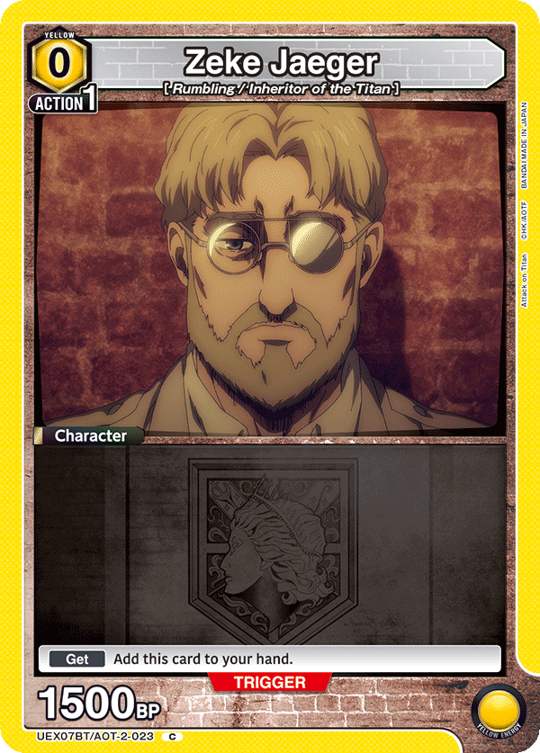 Zeke Jaeger UEX07BT/AOT-2-023