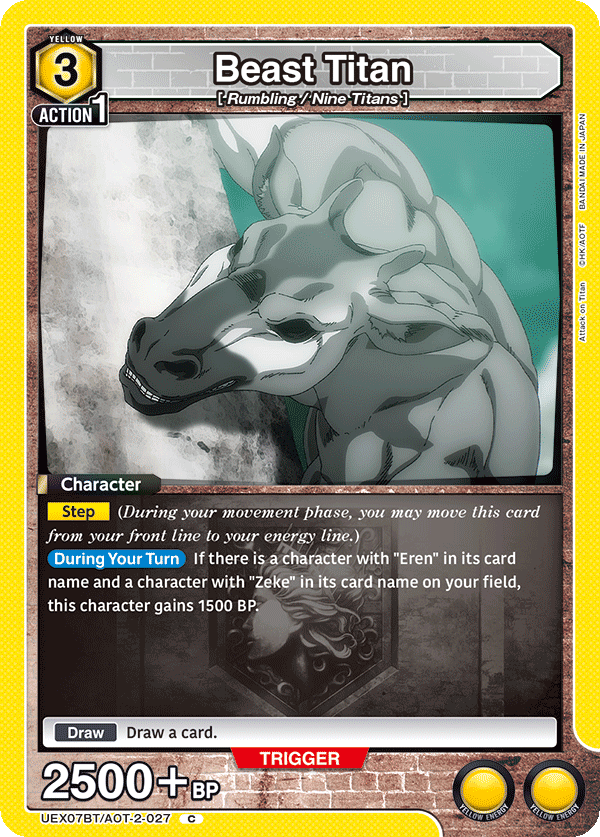 Beast Titan UEX07BT/AOT-2-027