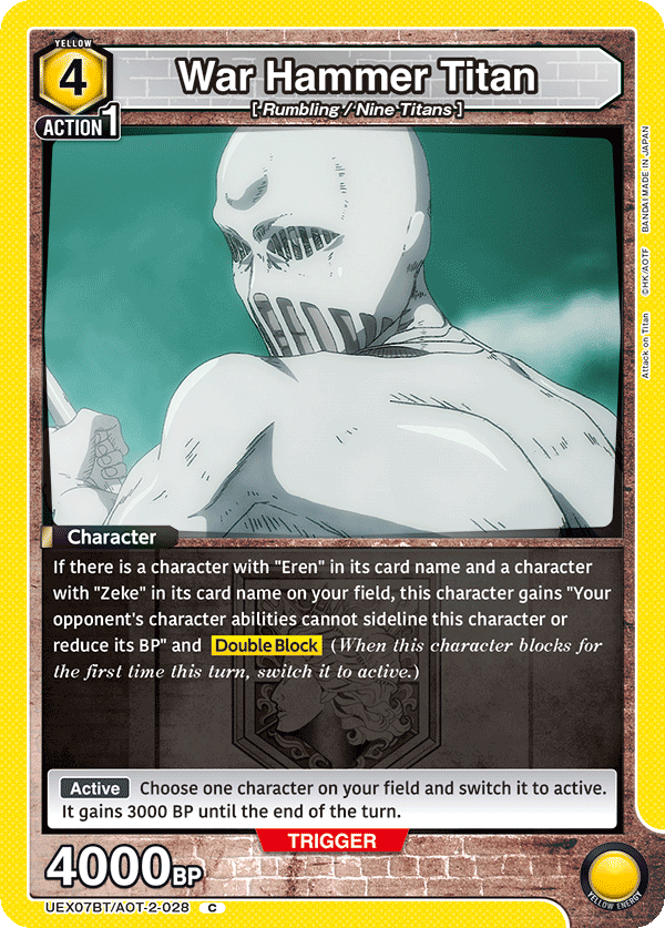 War Hammer Titan UEX07BT/AOT-2-028