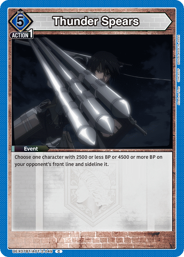 Thunder Spears UEX07BT/AOT-2-049