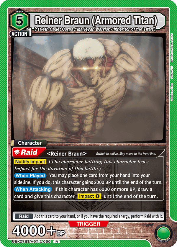 Reiner Braun (Armored Titan) UEX07BT/AOT-2-060