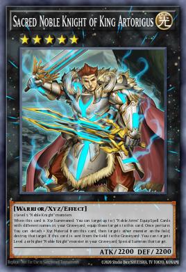 Sacred Noble Knight of King Artorigus SHSP-EN087
