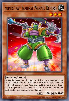 Superheavy Samurai Prepped Defense BOSH-EN009