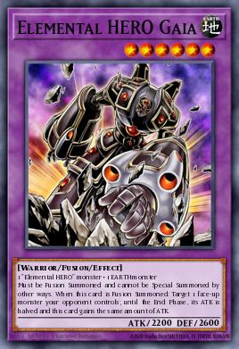 Elemental HERO Gaia DT06-EN034