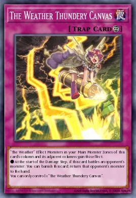 The Weather Thundery Canvas SPWA-EN040