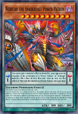 Nervedo the Shadebeast Power Patron BLZD-EN011
