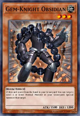 Gem-Knight Obsidian DT06-EN067