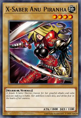 X-Saber Anu Piranha DT01-EN073
