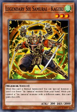 Legendary Six Samurai - Kageki STOR-EN022
