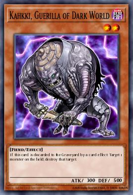 Kahkki, Guerilla of Dark World STON-EN018