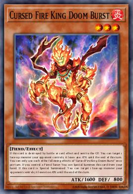 Cursed Fire King Doom Burst ROTA-EN099
