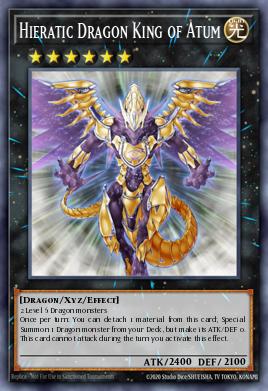 Hieratic Dragon King of Atum GAOV-EN047