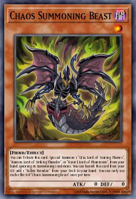 Chaos Summoning Beast SDSA-EN004