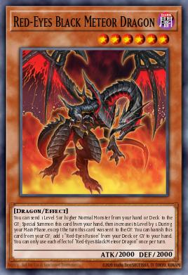 Red-Eyes Black Meteor Dragon DUNE-EN095