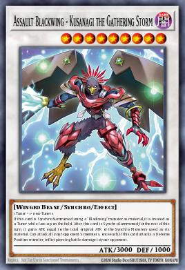 Assault Blackwing - Kusanagi the Gathering Storm 31114334