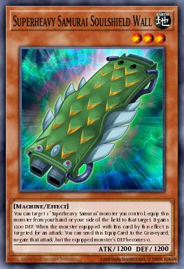 Superheavy Samurai Soulshield Wall NECH-EN011