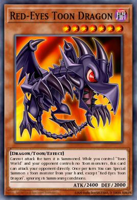 Red-Eyes Toon Dragon LDS1-EN066
