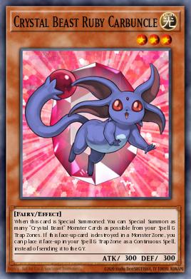 Crystal Beast Ruby Carbuncle DP07-EN001