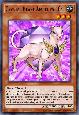 Crystal Beast Amethyst Cat STP5-EN009
