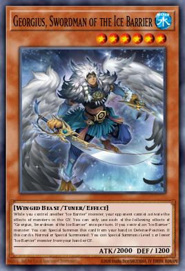 Georgius, Swordman of the Ice Barrier BLTR-EN006